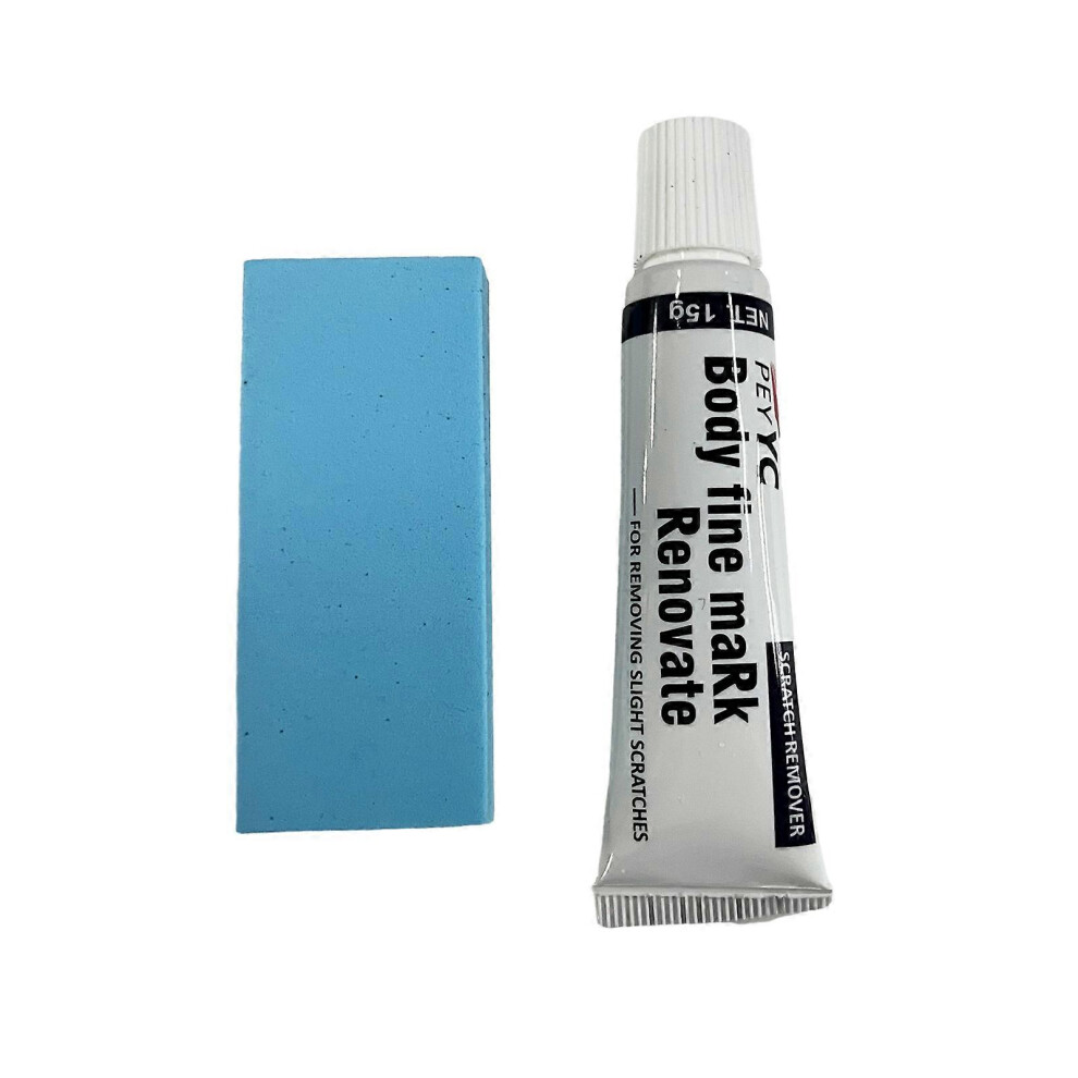 (As show, One size) Auto Maintenance Wax Polishing Grinding Paste Paint Care Set Care Grinding Polishing Restorer Liquid with Sponge Durable