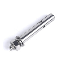 Steel Brad Nails,304 Stainless Steel Expansion Screw, Pull Bolt, Lengthened M6 M8 M10 M20 Pull Expansion Pipe nail M16 150 1PC