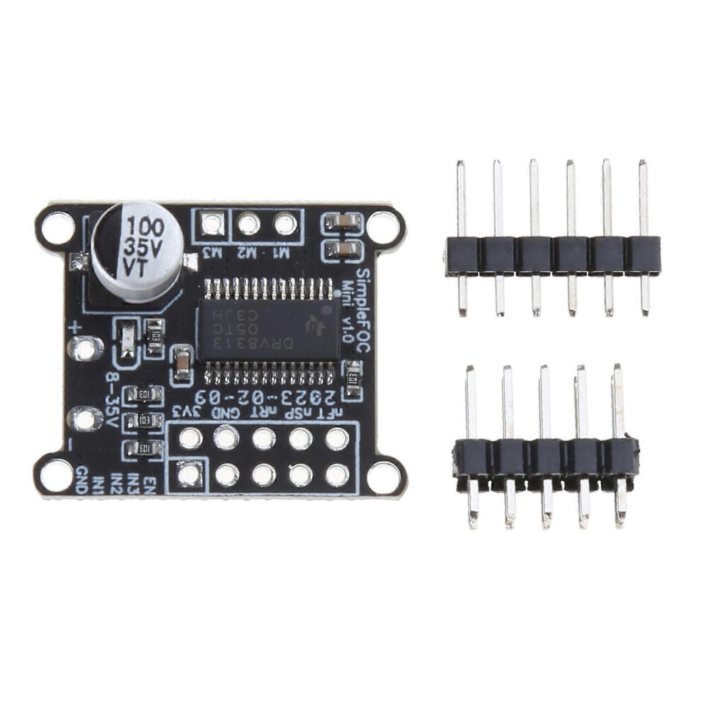 (As show, One size) Simple FOC Mini DC 8V-30V FOC Control Driver Board SVPWM/SPWM Algorithm DRV8313 Brushless DC Motor Driver Board