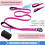 Strong Dog Leash  5ft Reflective Nylon Training Leash with Soft Padded Double Handle 4
