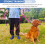 Strong Dog Leash  5ft Reflective Nylon Training Leash with Soft Padded Double Handle 5