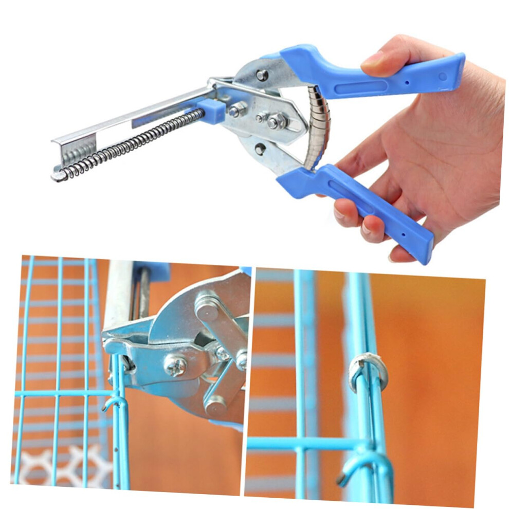 Rabbit Cages Construction Tool Quail Birdcage Accessories Pet Cages Pliers Chicken Wire Clamp Cage Nail Pliers for Small Animal Cages ()-image-OPC-PHYNRCY-NEW