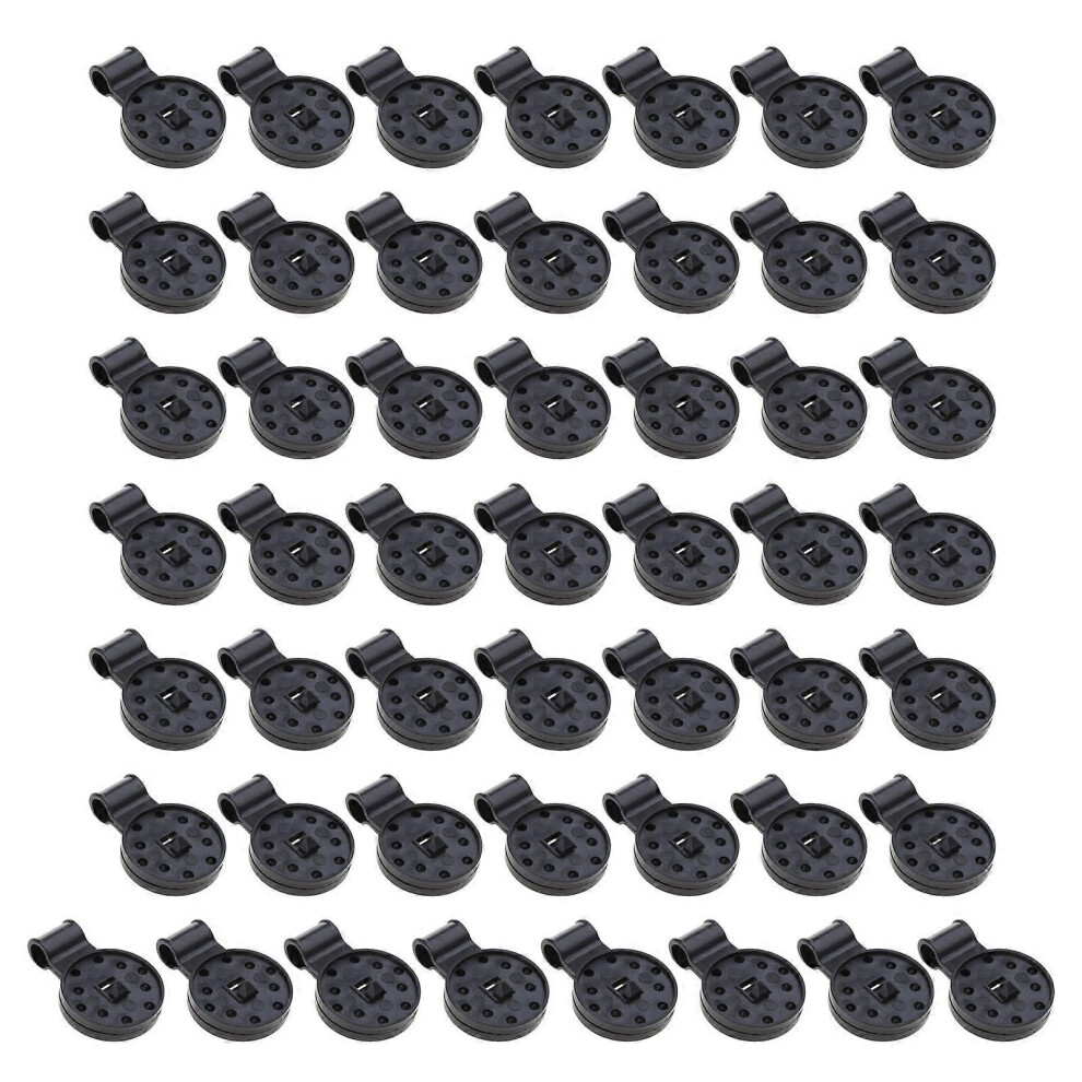 (As show, One size) 20-50pcs Sun-Shade Net Clip Sunshade Net Fixing Clip Greenhouse Shade Cloth Fabric Fix Clamp Plastic Grommet Fence Hook