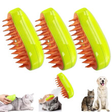 Sun Steamy Cat Brush 4 in 1 Self Cleaning Steam Cat Steamer for Massage and Removing Tangles