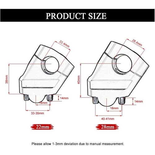 Handlebar Riser Bar for R1200GS Handlebar Riser Bar Mount Handle Clamp for BMW R1200GS 2
