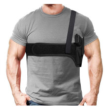 Shoulder Holster for Concealed Carry, Universal Underarm Gun Holster for Men and Women, Left/Right-Handed