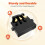 Metal Pedal Extender for Vertical/Electronic/Grand Piano,Adjust Height 3