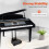 Metal Pedal Extender for Vertical/Electronic/Grand Piano,Adjust Height 6