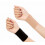 (Black, M) 2X Wrist Band Support Sleeve Elastic Breathable Fabric Compression Brace Sports 2