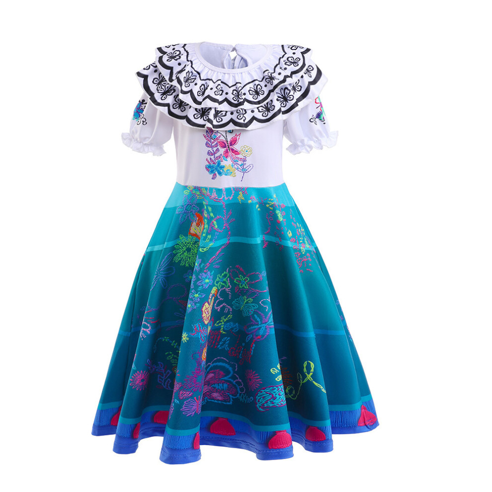 (T118, 160cm) Mirabel Dress from Encanto, New Girls' Dress, Isabella Dress-image-OPC-PHYNZQC-NEW