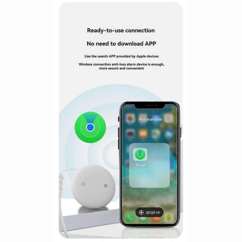 4 PCS GPS Tracker Key Finder Finder Airtag for IOS White 2
