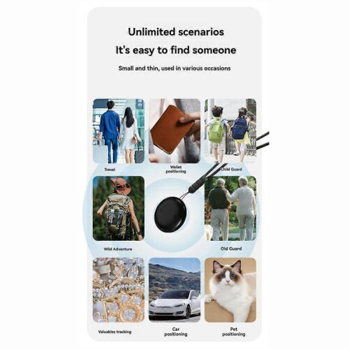 4 PCS GPS Tracker Key Finder Finder Airtag for IOS White 1
