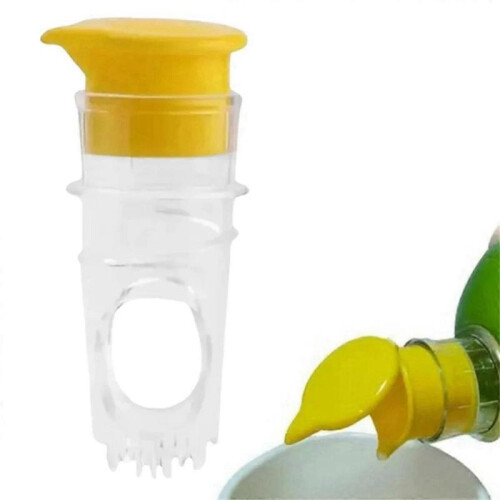 Manual Squeezing Citrus Juicer Fruit Pouring Tool Yellow + Green 2