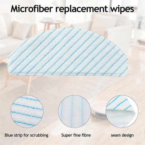12pcs Disposable Mopping Pads for Ecovacs T8/T8+ 1