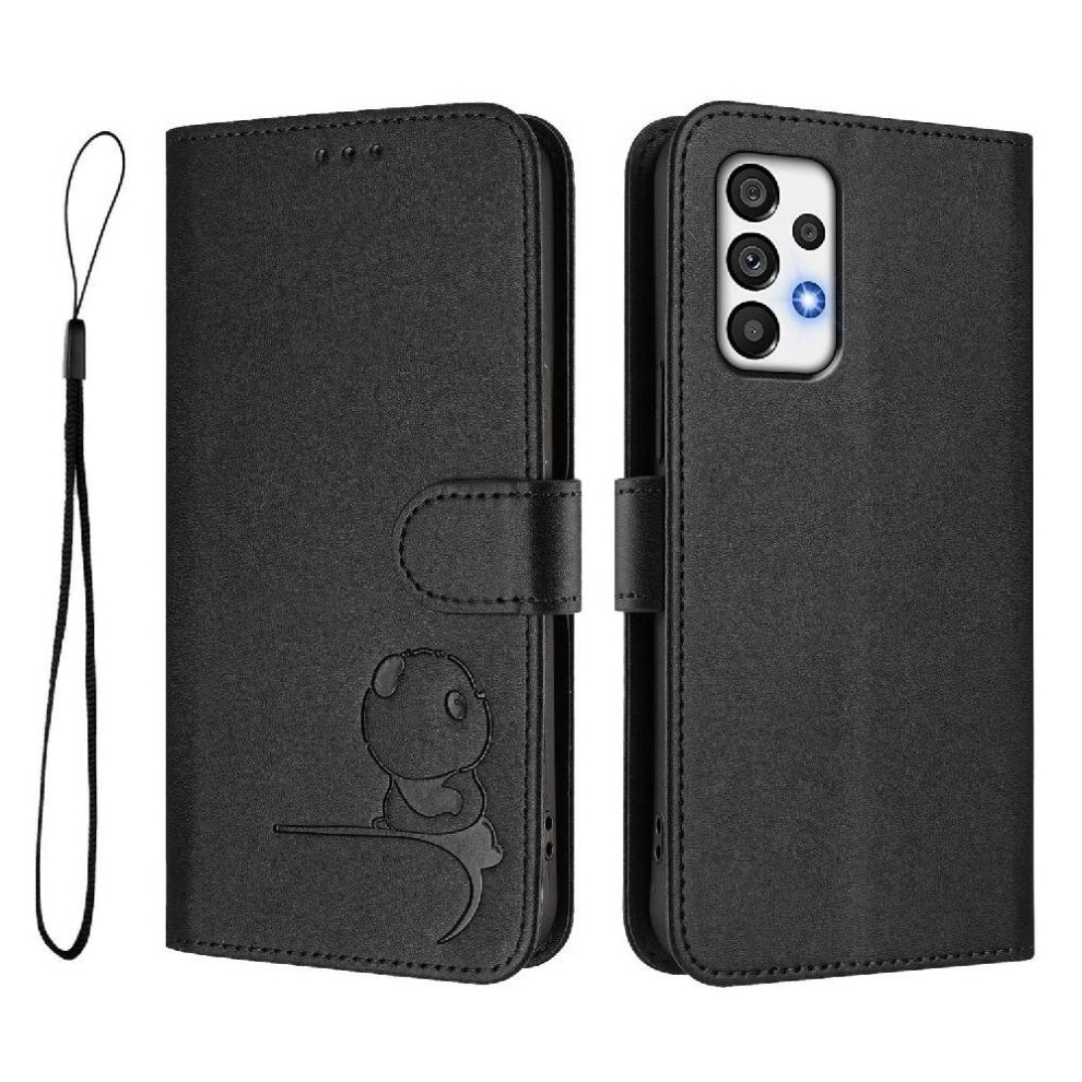(Blue) Phone Case For Samsung Galaxy A73 5G Pu Leather Rfid Blocking Flip Folio Magnetic Card Slots Holder Kickstand Blue 764563066223