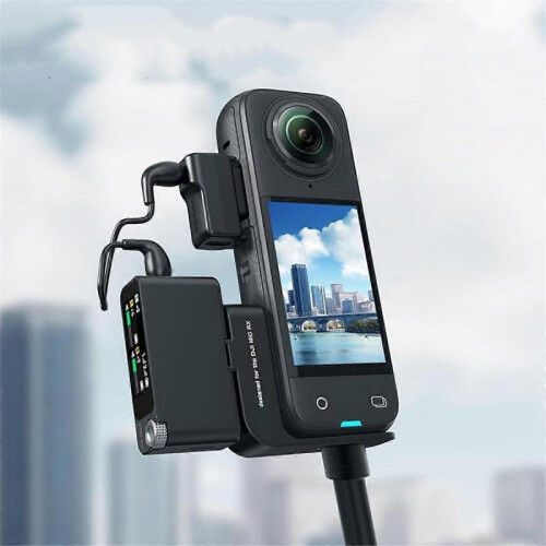 Cold Shoe Mount for Insta360 X4 X3 X2, DJI Mic RX Microphone Stand 1