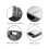 1400W Heart Shaped Waffle Maker EU Plug 4 Waffles 220V 6