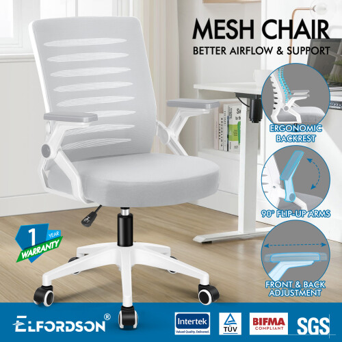 ELFORDSON ELFORDSON Mesh Office Chair Executive Computer Fabric Gaming Work 1