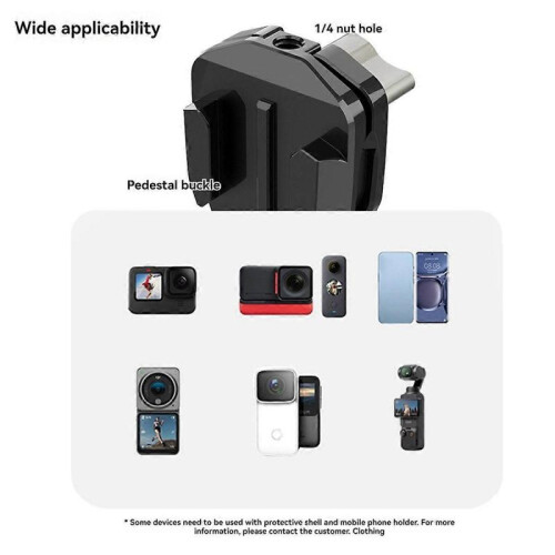 Motorcycle Windshield Clip for Hero 12 X3 Style B