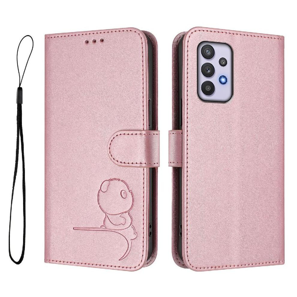 (Pink) Phone Case For Samsung Galaxy A32 5G Rfid Blocking Card Slots Holder Kickstand Magnetic Pu Leather Flip Folio Pink 764563069026