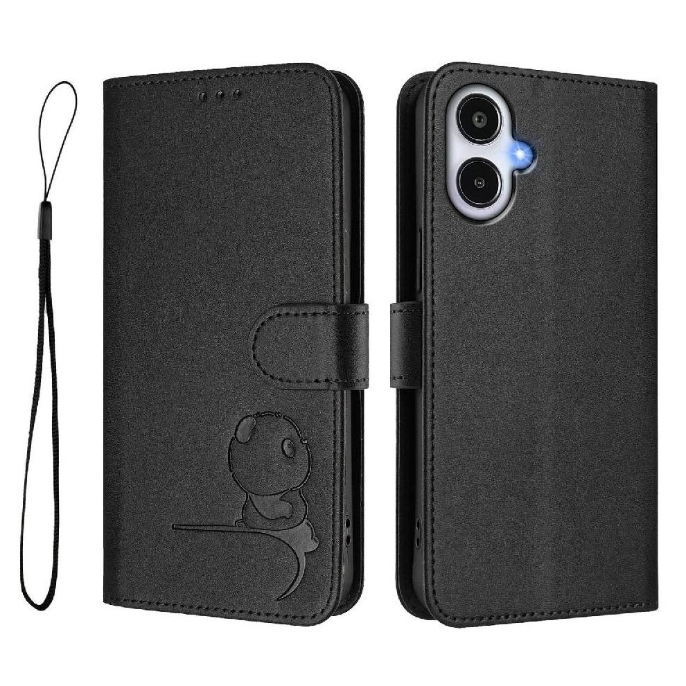 (Black) Phone Case For Samsung Galaxy A25e Rfid Blocking Flip Folio Pu Leather Magnetic Card Slots Holder Kickstand Black 764563069262