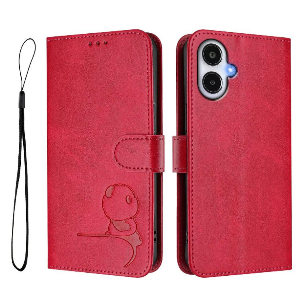 (Rose ) Phone Case For Samsung Galaxy A25e Rfid Blocking Flip Folio Pu Leather Magnetic Card Slots Holder Kickstand Red 764563069293