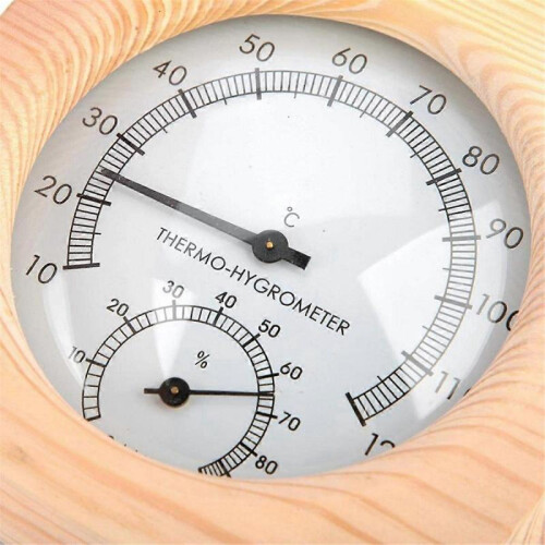 Digital Sauna Thermometer with Metal Dial and Hydrometer Hygrometer 1