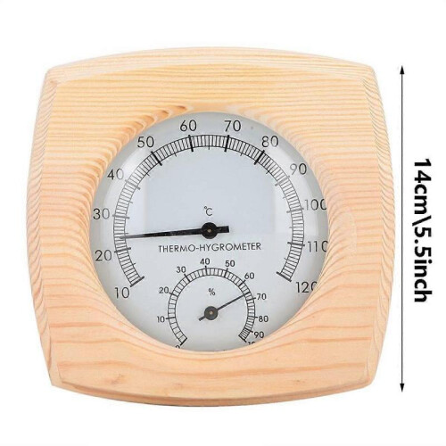 Digital Sauna Thermometer with Metal Dial and Hydrometer Hygrometer 2