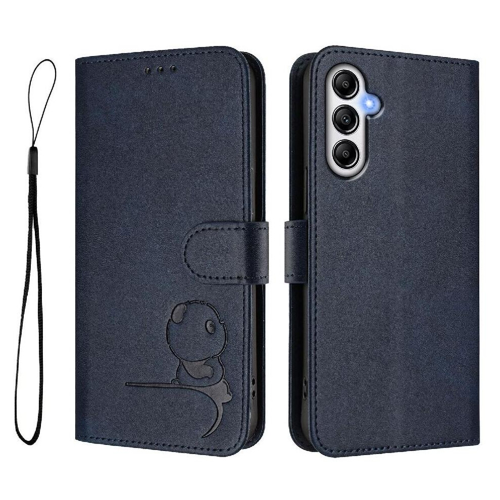 (Blue) Phone Case For Samsung Galaxy A24 4G Card Slots Holder Kickstand Pu Leather Magnetic Flip Folio Rfid Blocking Blue 764563069521