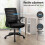 ELFORDSON ELFORDSON Mesh Office Chair Executive Computer Fabric Gaming Work 8
