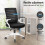 ELFORDSON ELFORDSON Mesh Office Chair Executive Computer Fabric Gaming Work 8