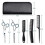 1Set Hairdressing Scissors Kit Stainless Steel Scissors for Barber Silver Black 2