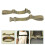 2Pcs Adjustable Backpack Straps Quick Release Backpack Straps Heavy Duty Chest Belts 2