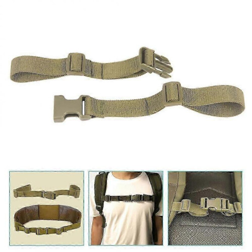 2Pcs Adjustable Backpack Straps Quick Release Backpack Straps Heavy Duty Chest Belts 1