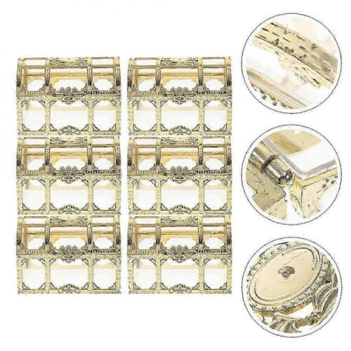 6 Pcs Mini Candy Cookie Boxes Candy Boxes Gift Giving Wedding Candy Container Pirate Jewelry Box 2