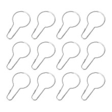 OUNONA 12 Pcs Shower Curtain Hooks Glide Roller Rustproof Stainless Steel Rings with Clips Polished for Bathroom Rods Curtains (Silver)