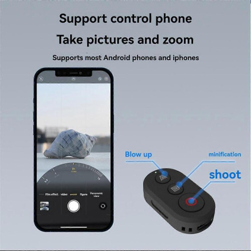 Remote Control for Insta360 X4 X3 X2 Ace Pro 2 GoPro 13 Bluetooth Smart Photography Shutter Release Button Controller 1