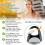3D Pedometer for Walking Steps and Miles, Portable Step Counter for Walking with Distance 5