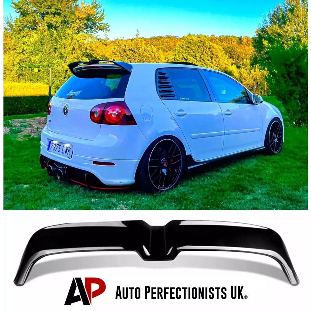 For Vw Golf Mk5 Gti R32 R Ot Style Rear Roof Spoiler Wing Lip 3-8 5061072667022
