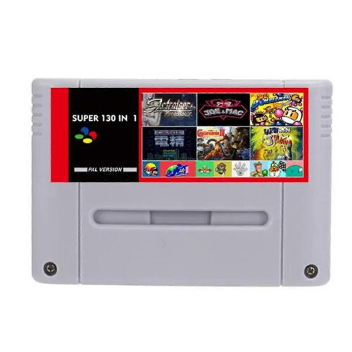 Super 130 in 1 Game Game Card for SFC 16 Bit Game Console 1