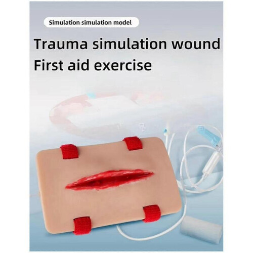 Trauma Simulated Wound Practice Module for Nurse Training & Schools Featuring Hemostasis & First-Aid Practice Manikins 1