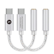JCALLY JM12 DAC Digital Audio Decoding Adapter Headphone Amplifier Small Tail KT02H20 TYPEC to 3.5mm