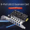USB 3.2 and Type C PCI-E Expansion Card PCIE to USB Controller 6Port + 2Port USB-C 3.2 PCI-E Card A 2
