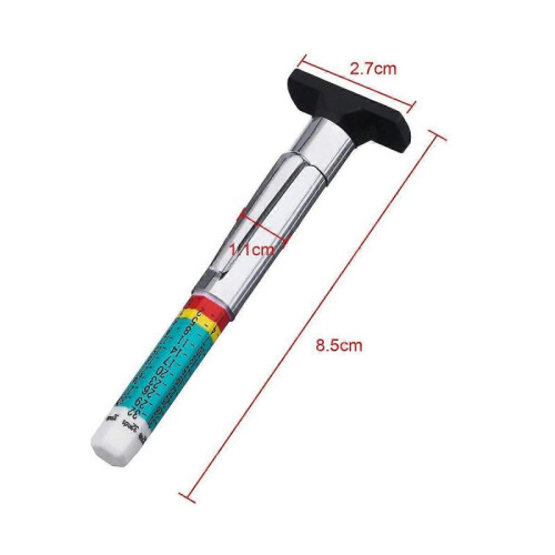 20 Packs Tyre Tread Depth Gauge Color Coded Tire Depth Gauge Tool Tire Tread Depth Accurate Measurement Tools 1