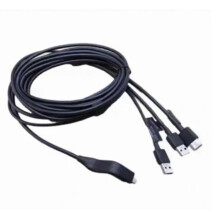 E3 3 In1 VR Headset Connecting Cable for VR E3-B E3-C E3-P VR Helmet -Compatible Cable 5 Meter Accessories