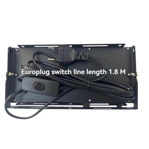 2 Pcs UVA Black Light 220V Black Lights IP65 Waterproof Black Light for Black Light Stage Lighting EU Plug 50W 2