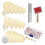 Macrame Leaf Cutting Molds and Comb Sets Leaf Round Cutting Template Macrame for DIY Macrame Tassel 1
