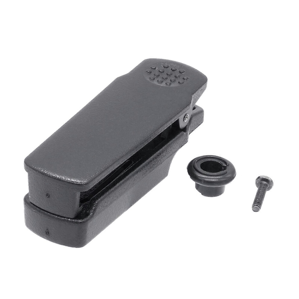 (As show, One size) Two Way Radio Belt Clip for BF-A58 UV-9R Plus GT-3WP UV-XR  Plastic Belt Clamp Walkie Talkie Accessories Black
