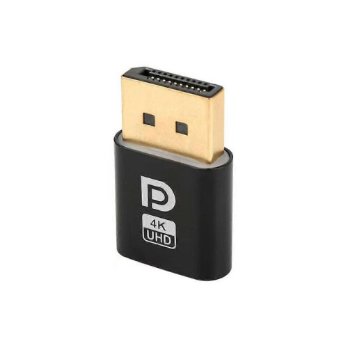 4K Displayport Dummy Plug DP Virtual Display Adapter EDID Headless Ghost Emulator for PC Graphics V 1