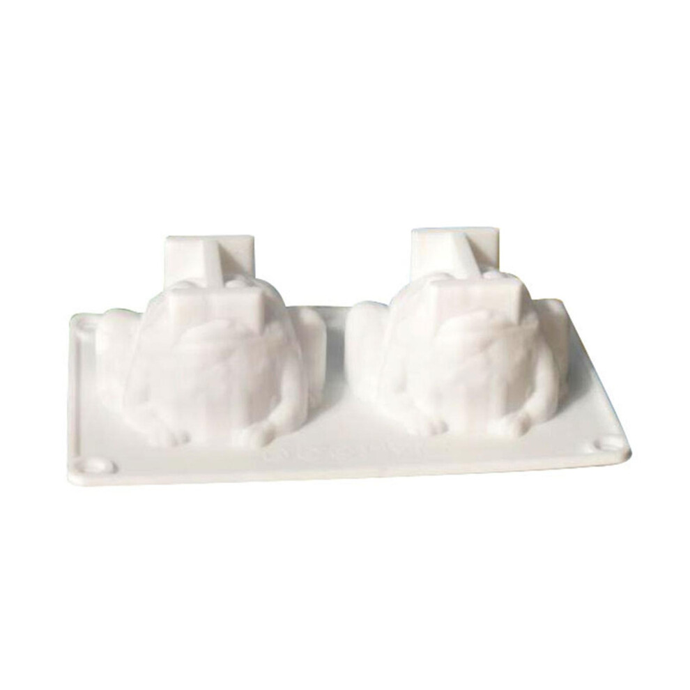 (As show, One size) Reusable Silicone Candle Mold Frog Aromatherapy Scented Candle Epoxy Resin Mould Casting Tool for DIY Candle Making